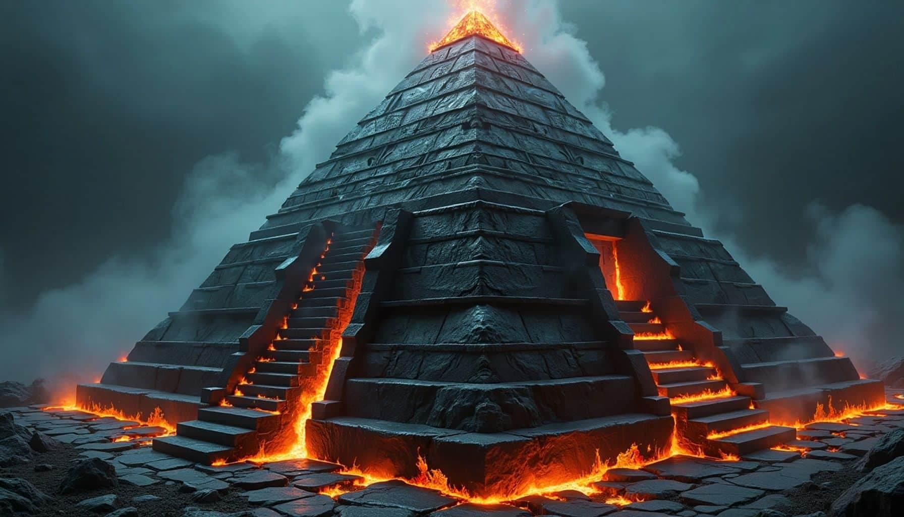 What Burned and Melted This Pyramid of Egypt?